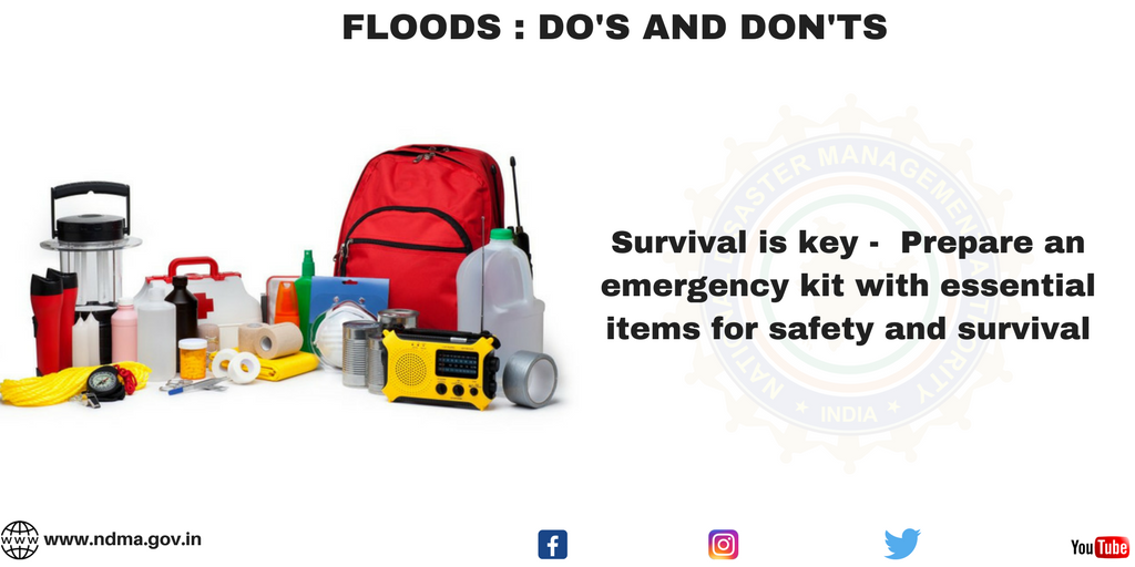 Survival is key - prepare an emergency kit with essential items for safety and survival